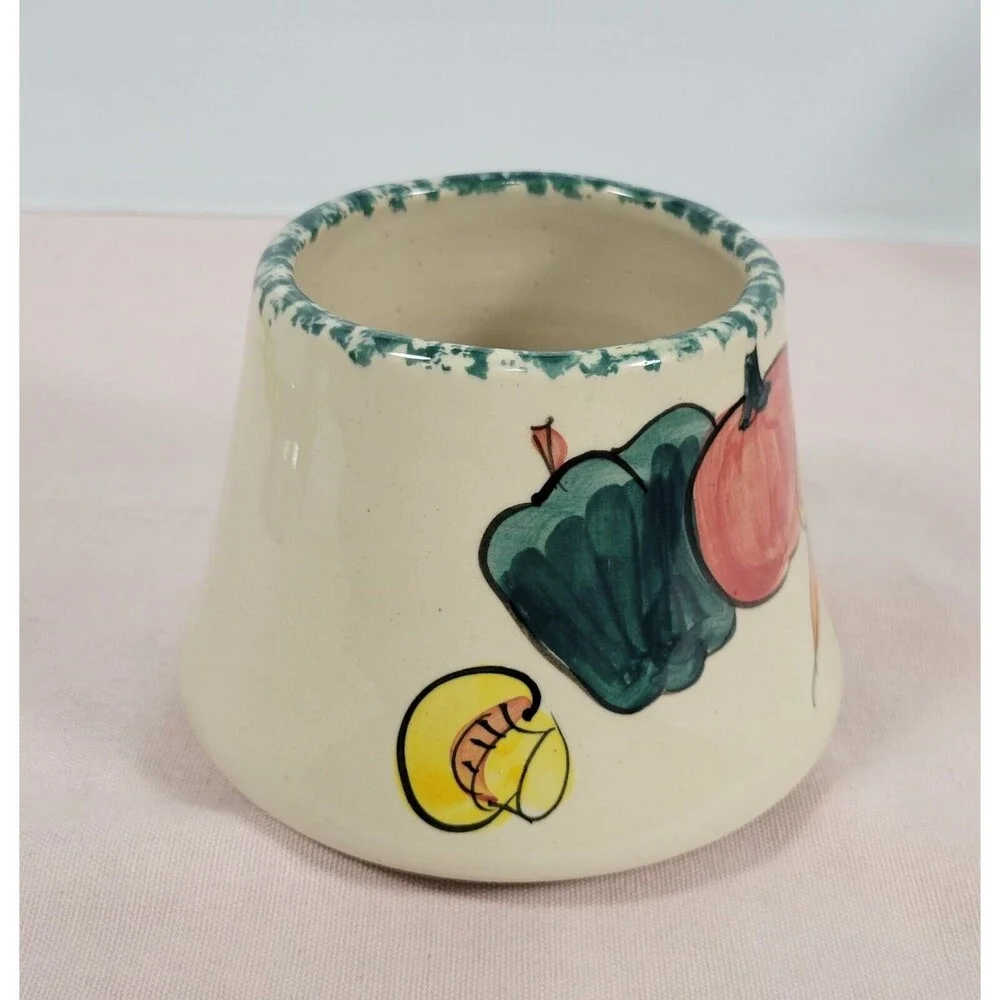 Ceramic Topper/lamp shade vegetables candle shade